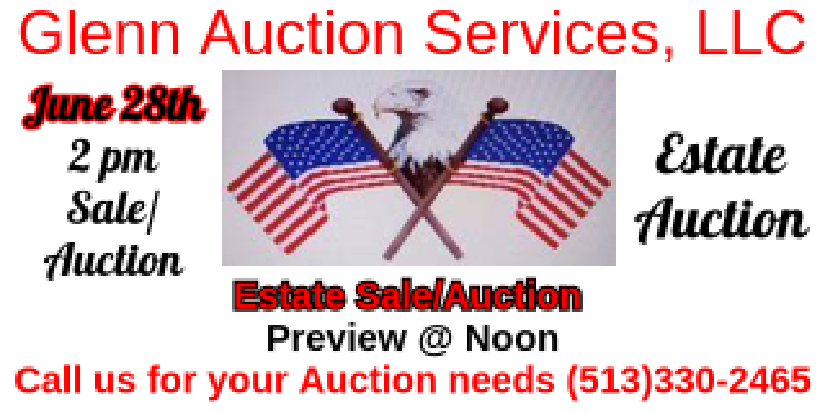 Glenn Auction Services Estate Sale/Auction - June 28, 2026